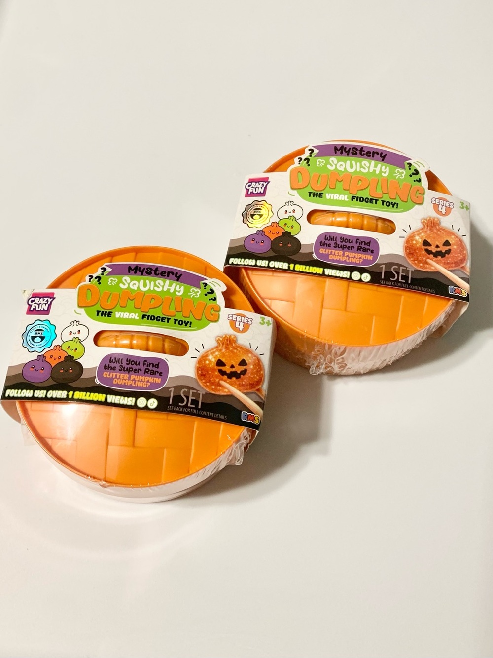 RMS Crazy Fun Halloween Mystery Dumplings - Halloween Glitter Pumpkin Edition